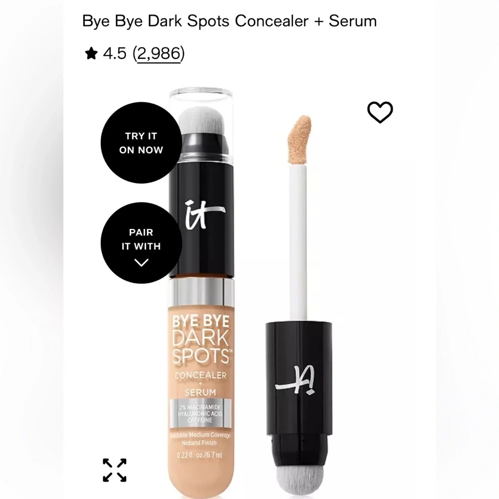 IT Cosmetics Bye Bye Dark Spots Concealer Serum - Natural Finish (Light Cool 20)